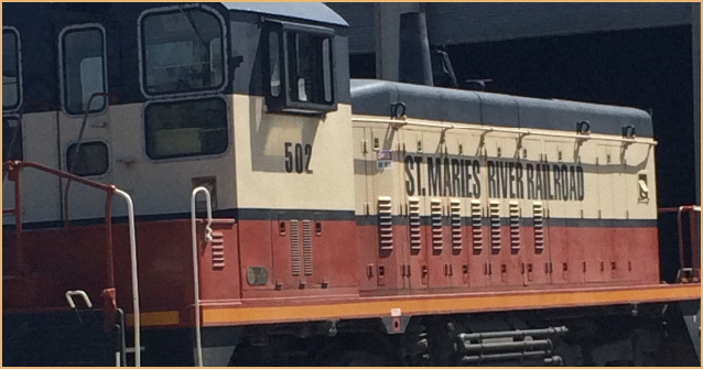 STMA unit 502 at the Saint Maries River Rarlroad Locomotive shop